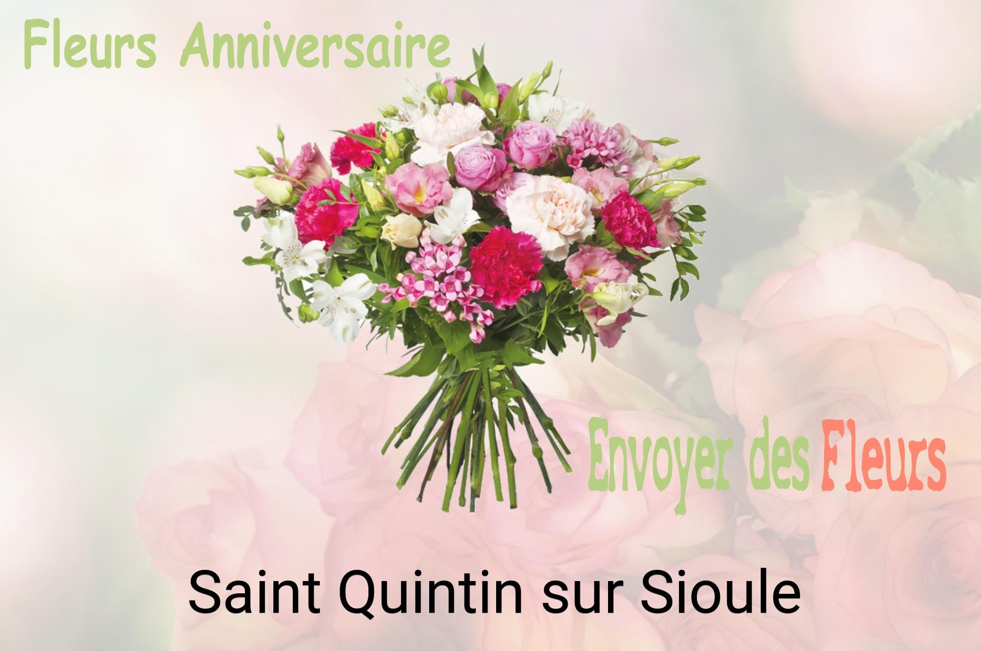 Bouquet de fleurs d’anniversaire livré à Saint-Quintin-sur-Sioule