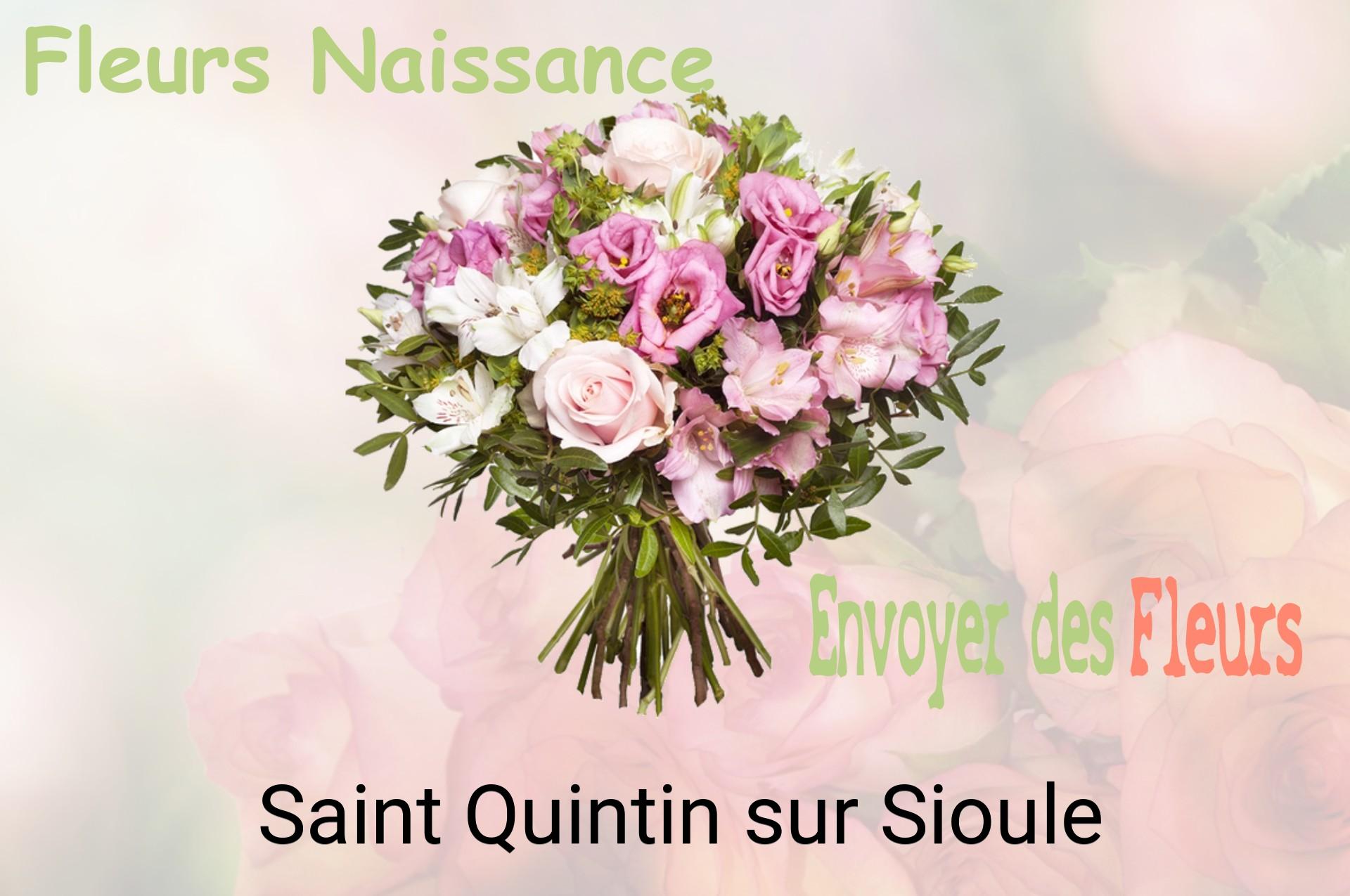 Bouquet de fleurs de naissance livré à Saint-Quintin-sur-Sioule